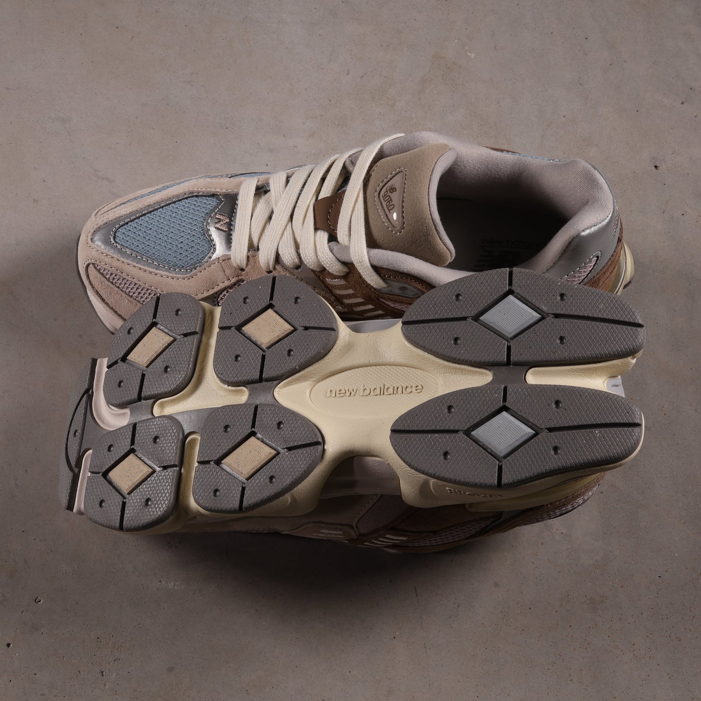 New Balance 9060 Sea Salt Blue Mushroom