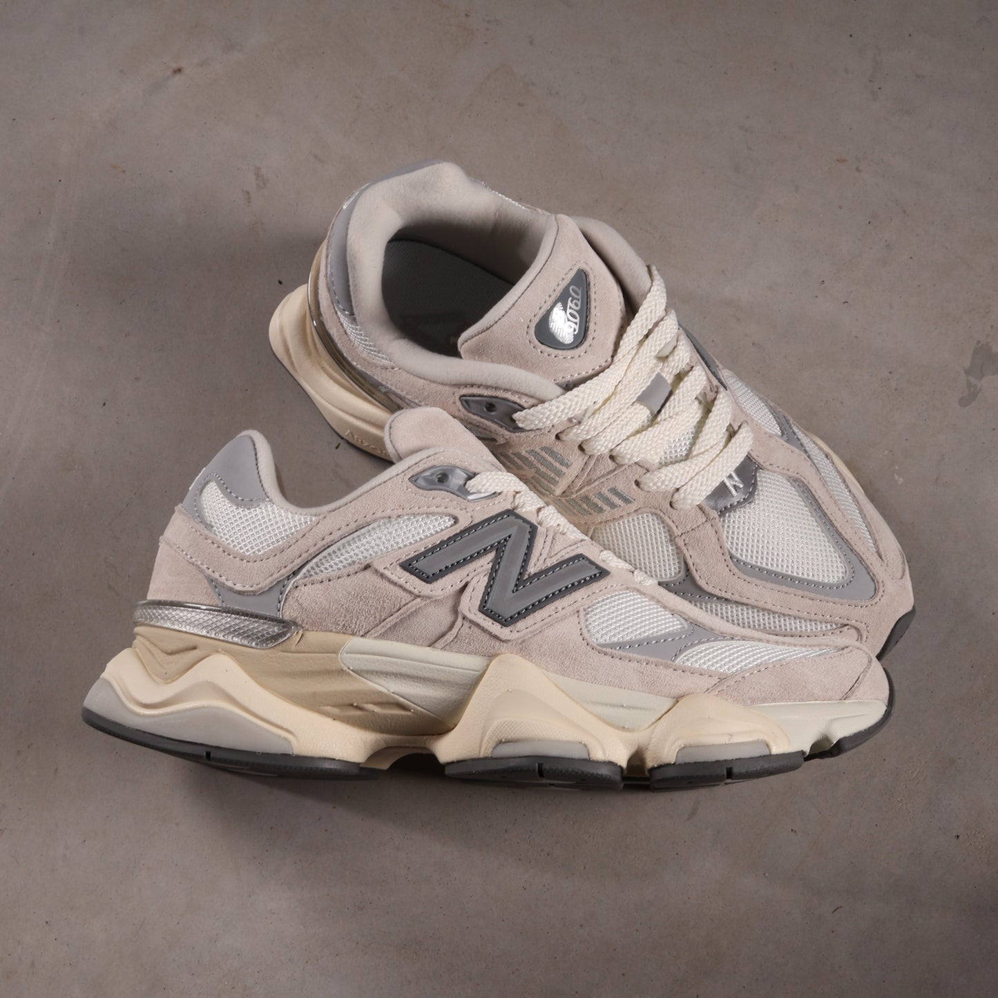 New Balance 9060 Sea Salt White