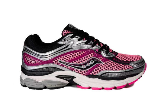 Saucony ProGrid Omni 9 Rose Metallic - Sneakers rétro running métallisée - nbaddict.fr